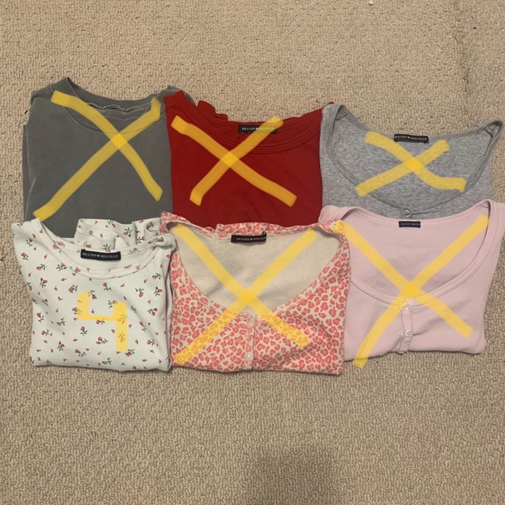 Updated brandy Melville collection